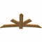 Ekena Millwork Alberta Rough Sawn Timber Gable Bracket, Western Red Cedar, 72"W x 33"H x 2"D x 6"F, 11/12 Pitch GBW072X33X0206ALB00RWR - alternate 5